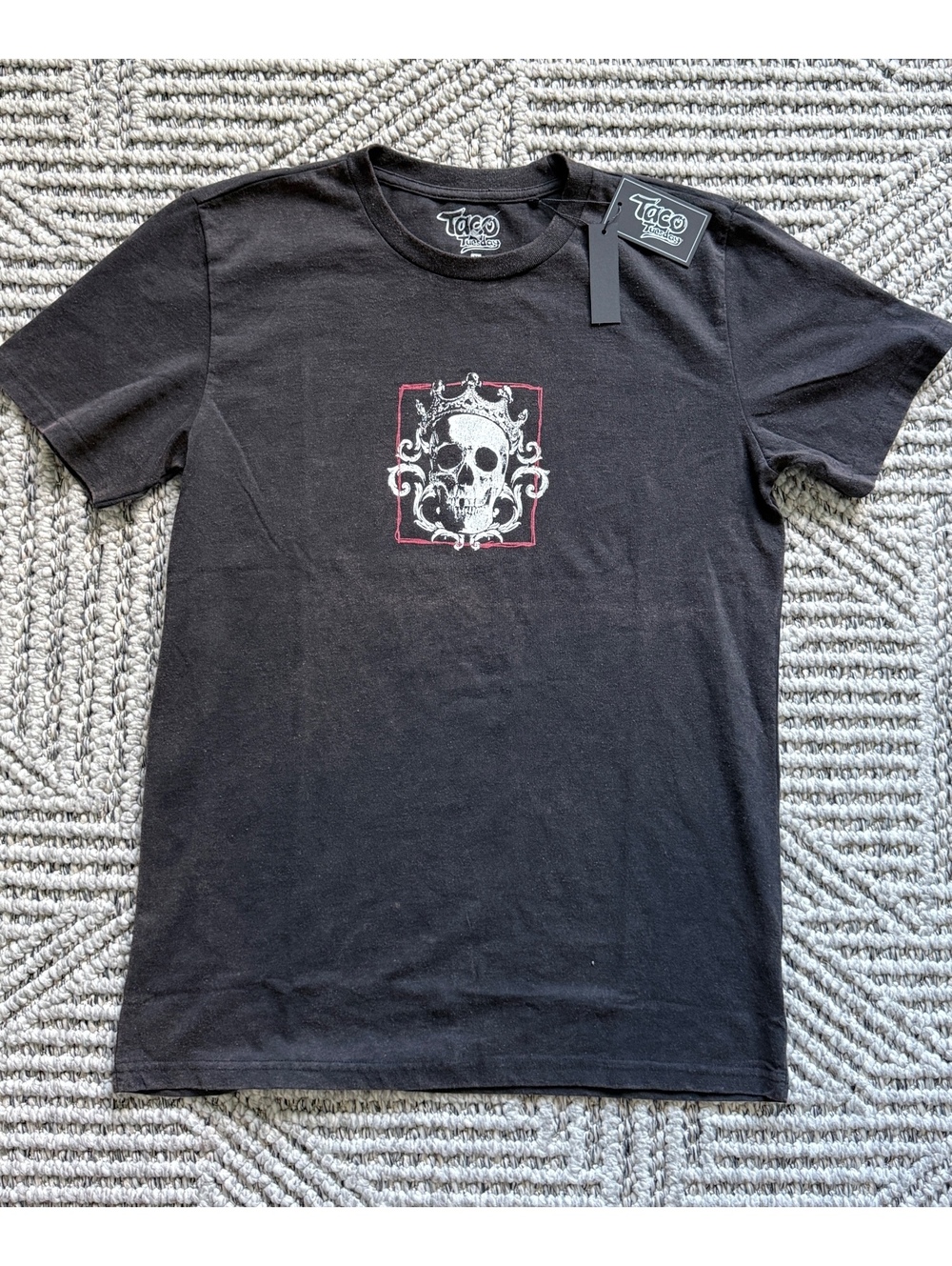 NWT Taco Tuesday Men’s M Black T Shirt Skeleton